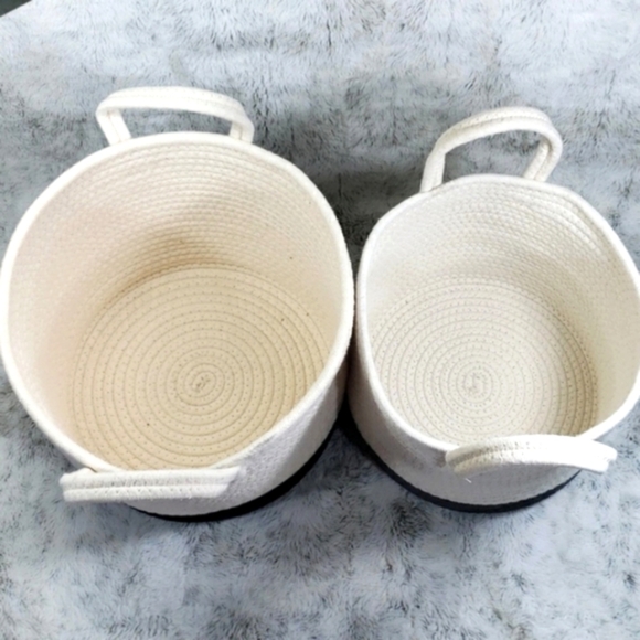 Nesting Cotton Rope Basket - Bundle - Picture 6 of 16